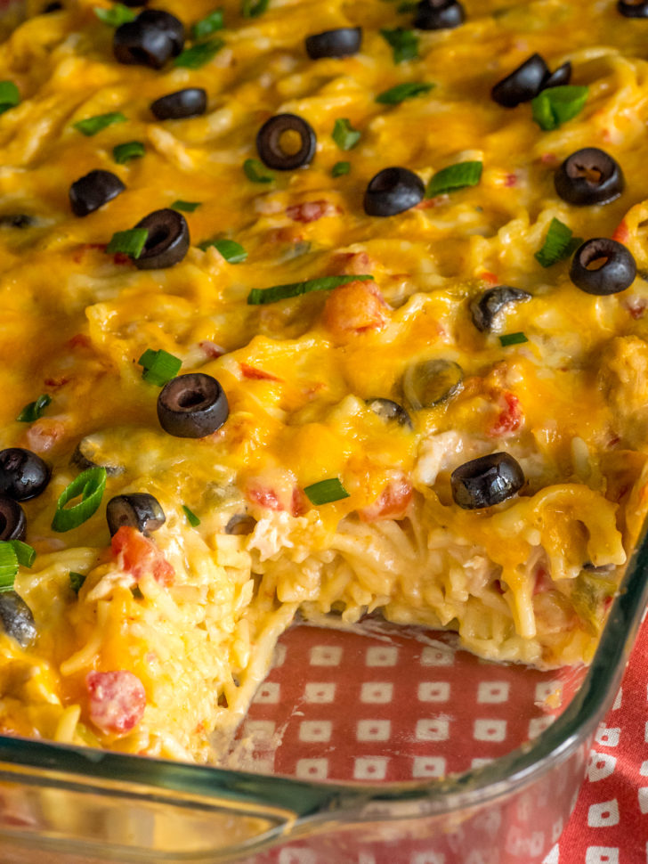 Creamy Chicken Enchilada Pasta Bake | 12 Tomatoes