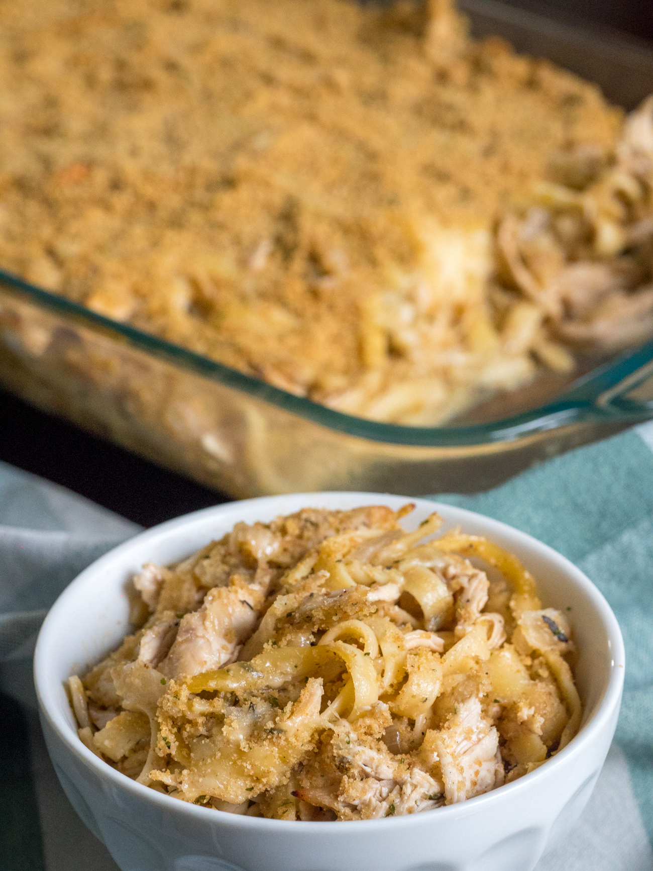 French Onion Chicken Pasta Casserole 12 Tomatoes