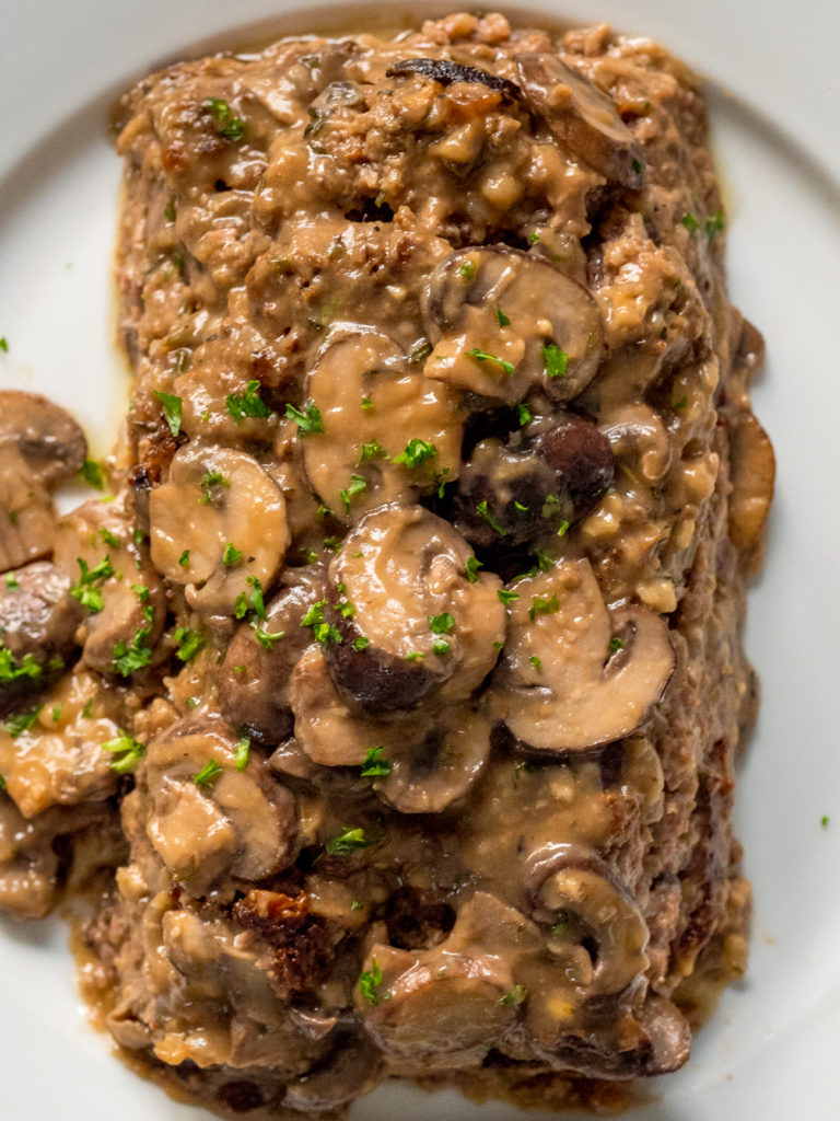 Mushroom Gravy Meatloaf