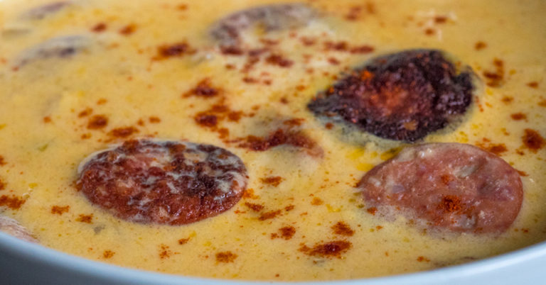 Kielbasa and Beer Cheese Soup