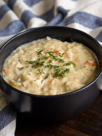 Creamy Slow Cooker Chicken Soup | 12 Tomatoes