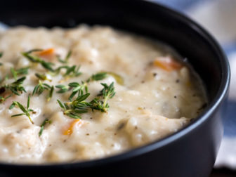 Creamy Slow Cooker Chicken Soup | 12 Tomatoes