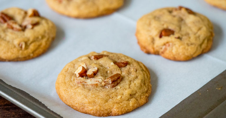 Chewy Butter Pecan Cookies
