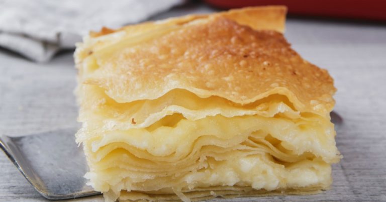 Sweet Cheese-Filled Puff Pastry