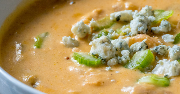 Spicy Buffalo Chicken Chowder