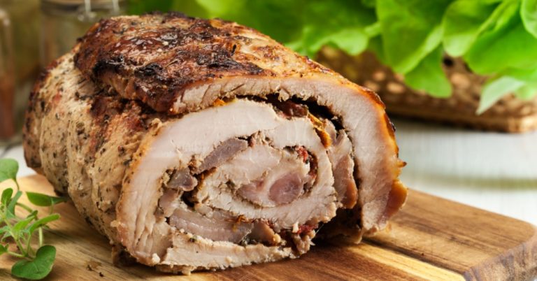 Easy Herbed Roasted Pork Roll