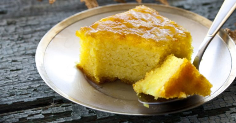 Apricot-Glazed Cornmeal Cake