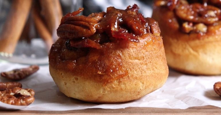 Maple Bacon Pecan Sticky Buns