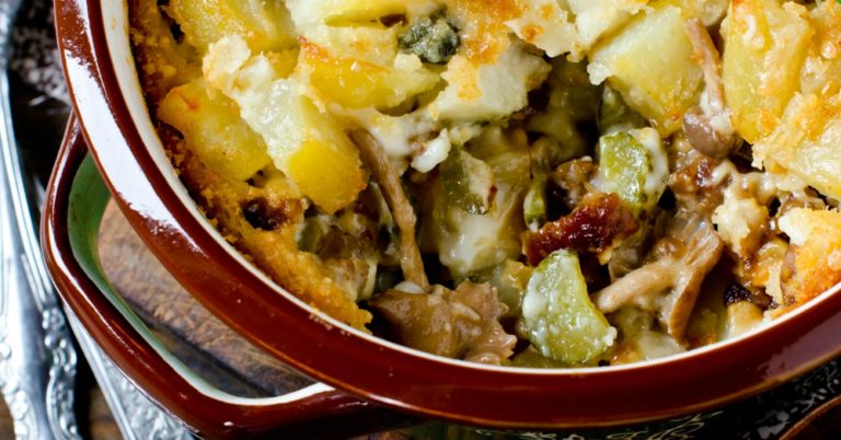 Perfect Potato Veggie Bacon Bake