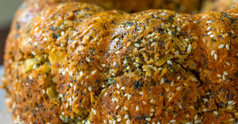 Everything Bagel Monkey Bread