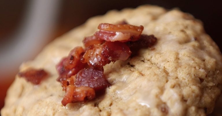Maple Bacon Breakfast Cookies