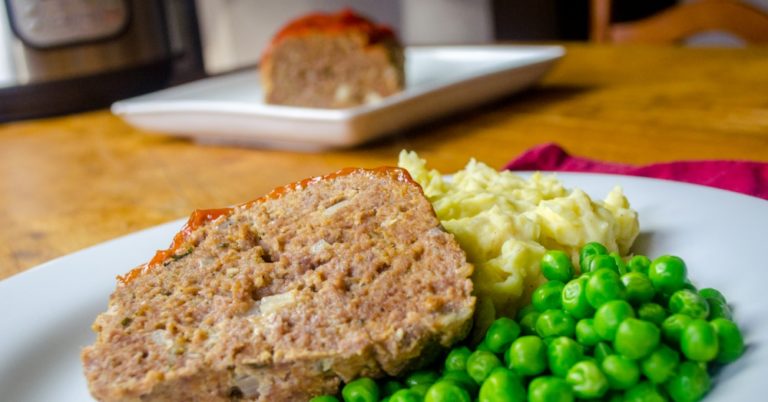 Instant Pot Meatloaf & Mashed Potatoes