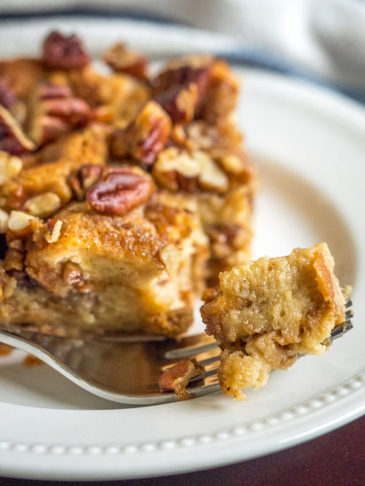 Sweet And Sticky Pecan Pie Bread Pudding | 12 Tomatoes