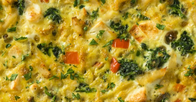 Potato, Sausage, and Veggie Breakfast Bake