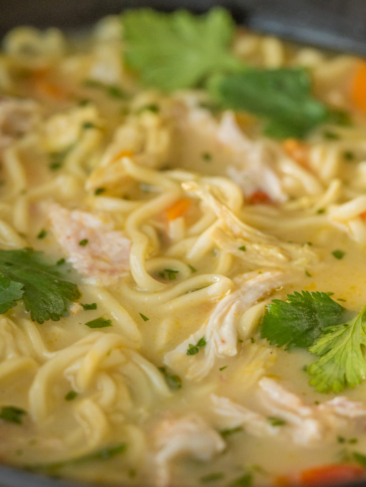 Spicy Chicken Noodle Soup With Lime and Ginger Recipe