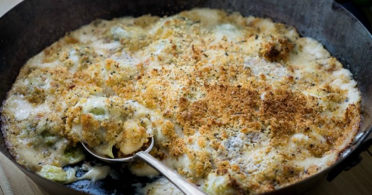 Creamy Brussels Sprouts Casserole