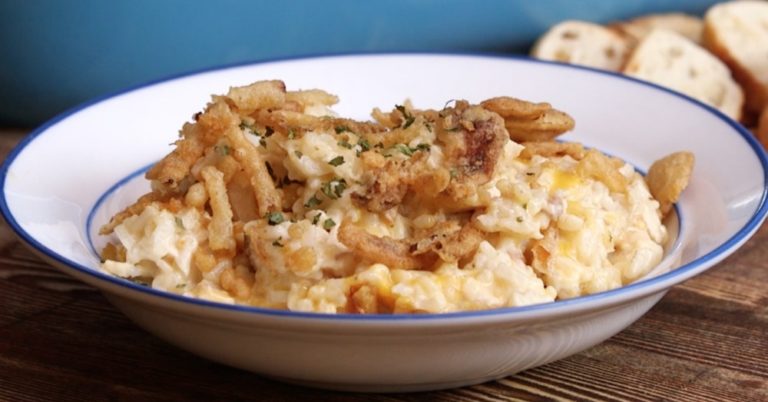 French Onion Chicken & Rice Casserole
