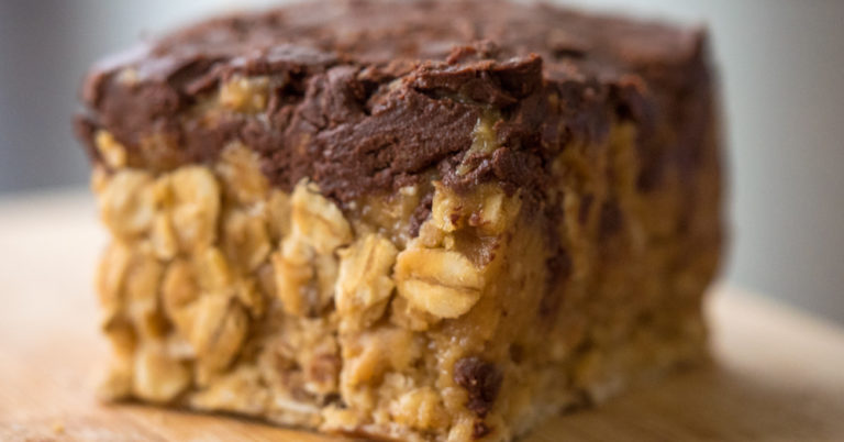 Healthy Chocolate Peanut Butter Cup Bars