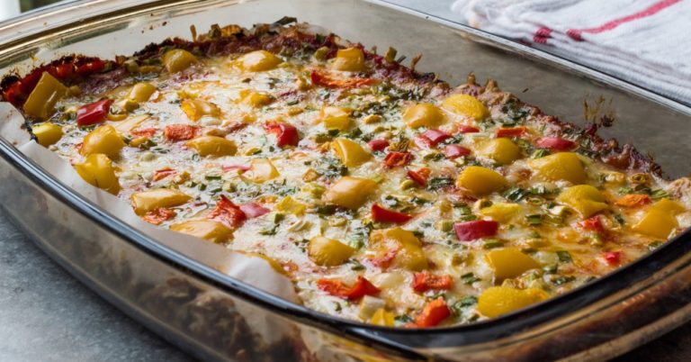 Deconstructed Stuffed Bell Pepper Bake