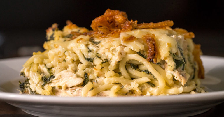 Monterey Chicken Spaghetti Bake