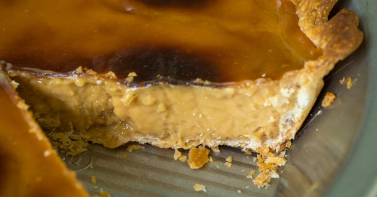 Salted Honey Custard Pie