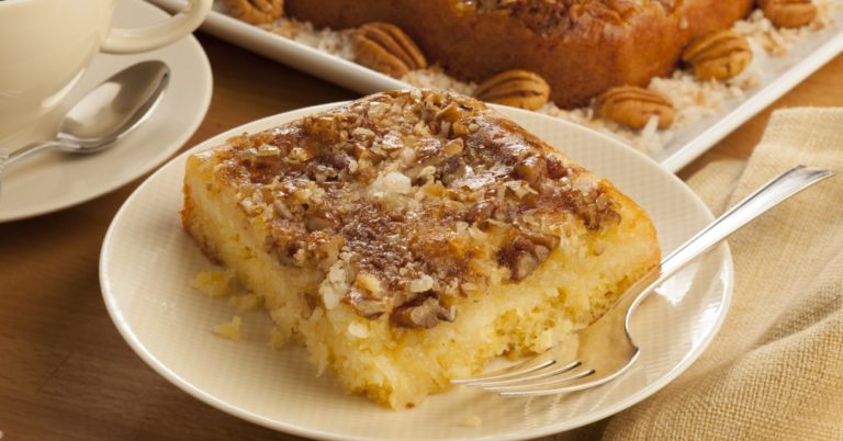 Upside-Down Georgia Pecan Cake