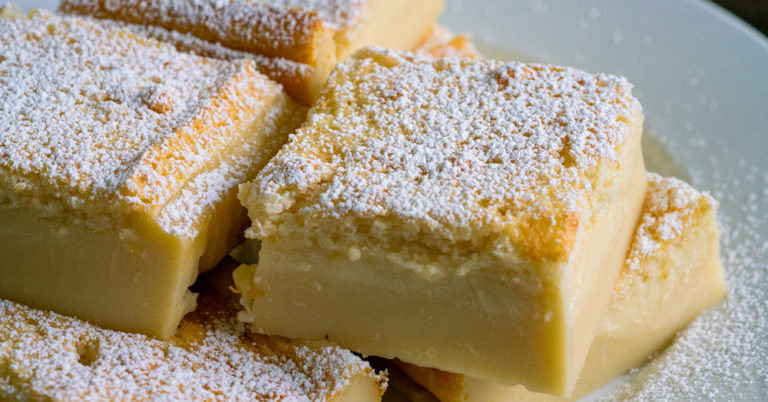 Vanilla Custard Magic Bars