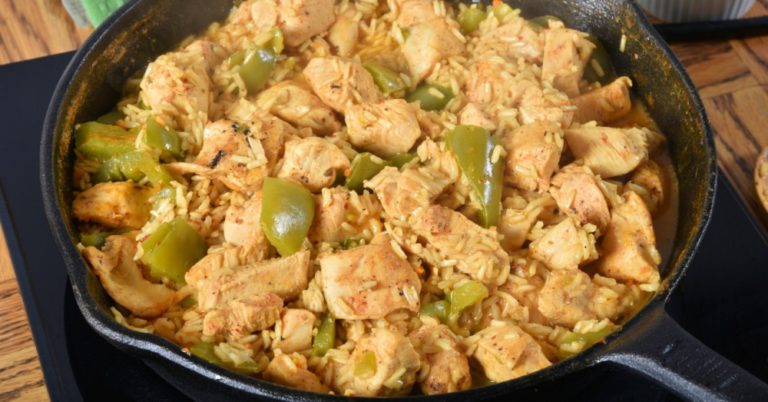 Cajun Chicken & Rice Skillet