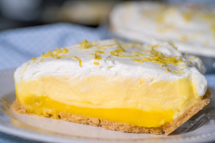 No-Bake Triple Layer Lemon Pie | 12 Tomatoes