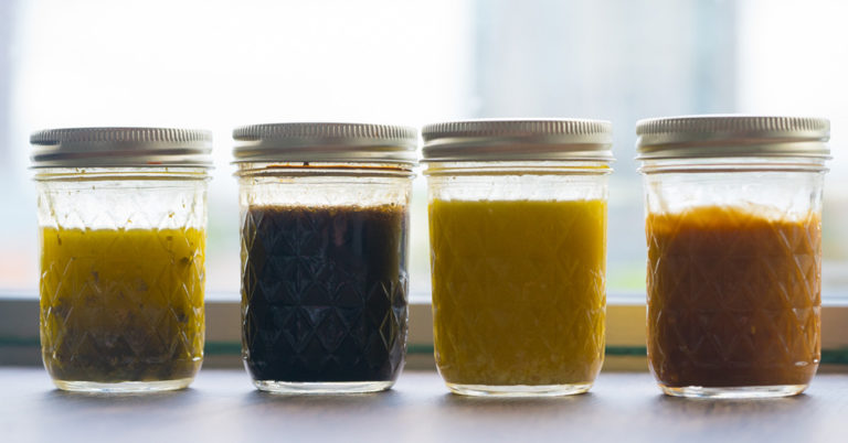 Four 4-Ingredient Salad Dressings