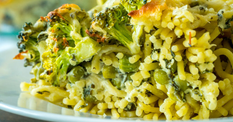Green Goddess Veggie Pasta Bake