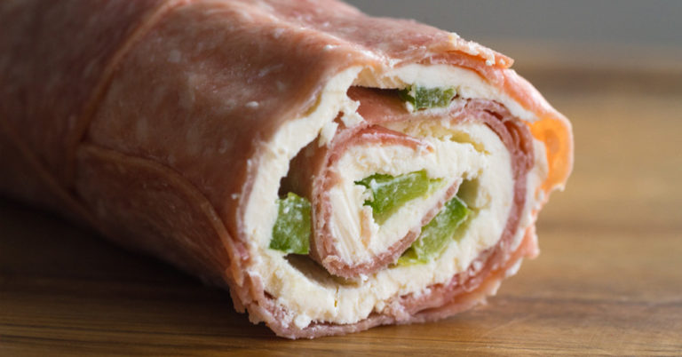 Salami Cream Cheese Roll-Ups
