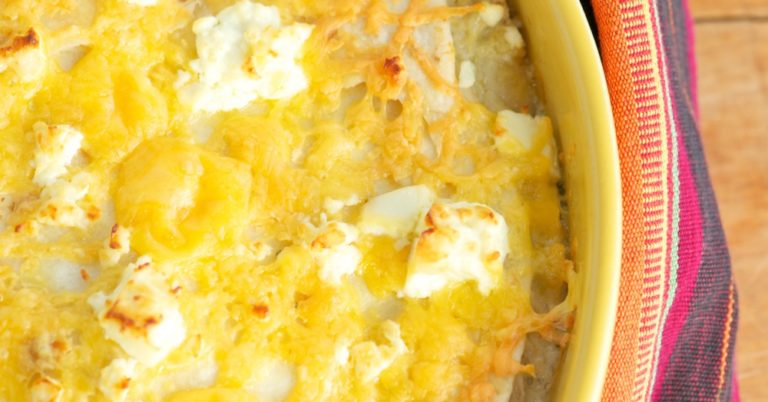 Green Chile Chicken Tortilla Pie