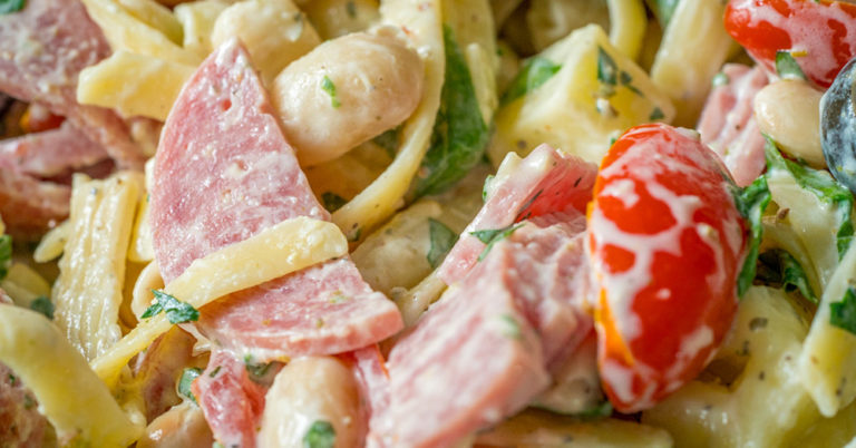 Creamy Tuscan Pasta Salad
