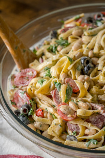 Creamy Tuscan Pasta Salad | 12 Tomatoes