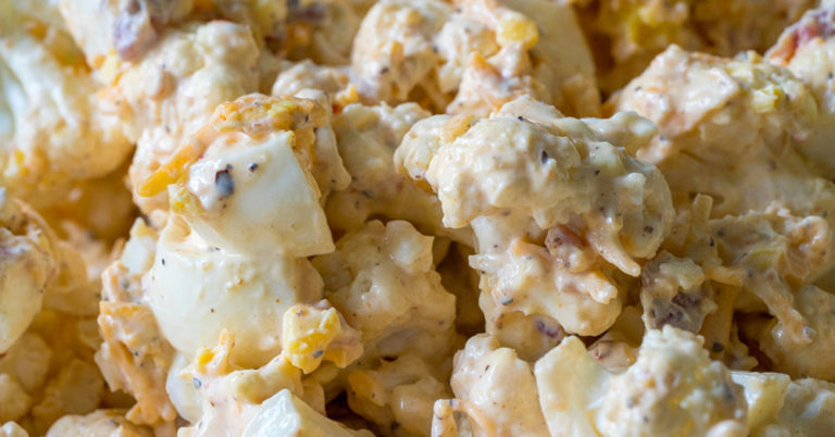 Cauliflower Bacon Egg Salad