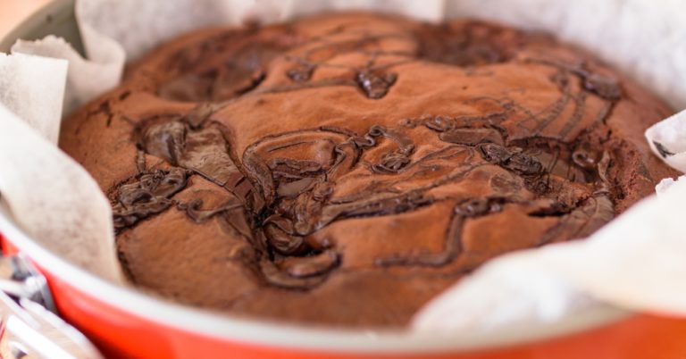 Fudge Swirl Brownie Cake