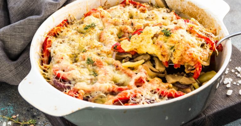 Smothered Chicken and Veggie Bake