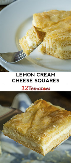 Lemon Cream Cheese Squares