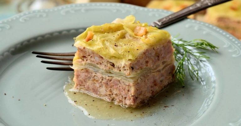 Turkey And Cabbage Lasagna