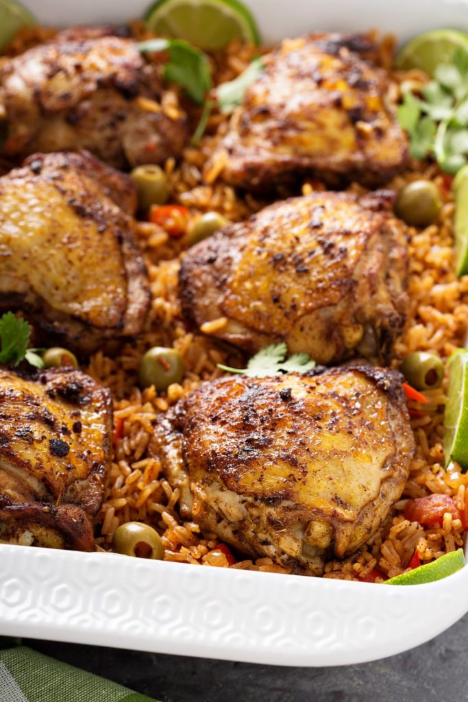 Chicken And Spanish Rice Bake | 12 Tomatoes