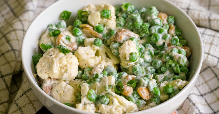 Creamy Cauliflower Cashew Salad