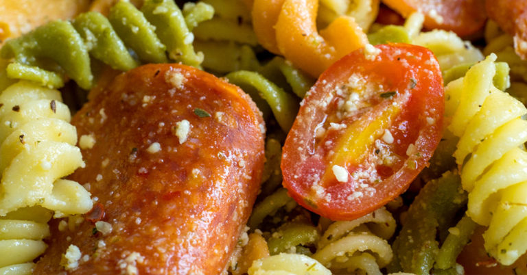 Pepperoni Pizza Pasta Salad