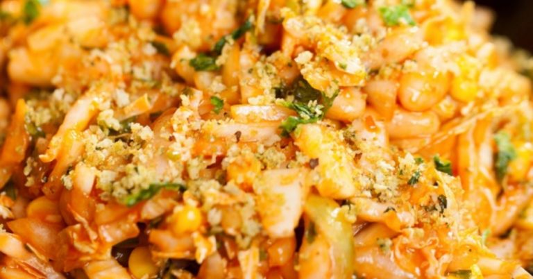 Crispy White Bean Corn Salad