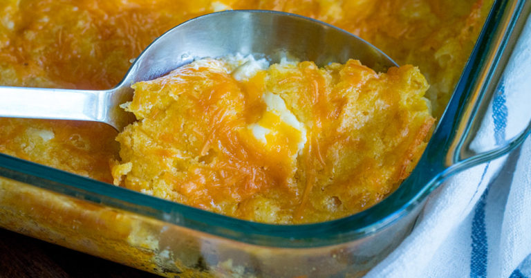 Cheesy Jiffy Corn Casserole