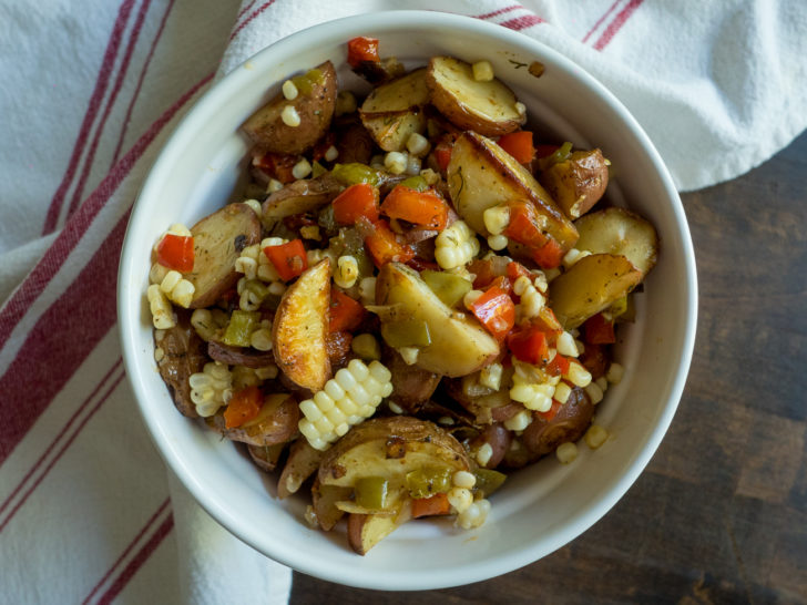 Southwestern Roasted Potato Veggie Salad 12 Tomatoes