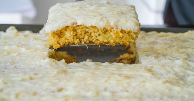 Sunshine Sheet Cake