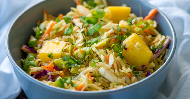 Caribbean Mango Coleslaw