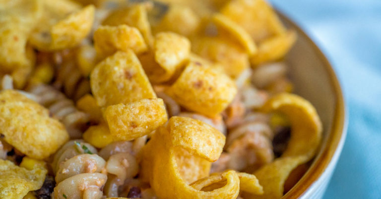 Crunchy Barbecue Ranch Pasta Salad
