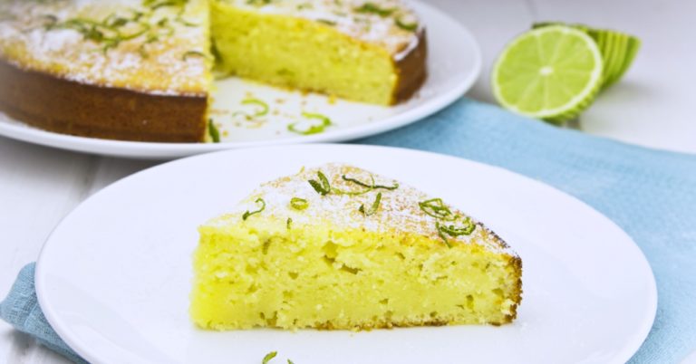 Lime Olive Oil Yogurt Cake